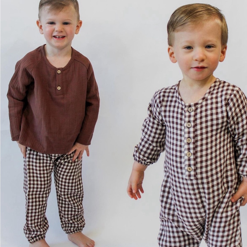 Quincy Mae Zion Shirt - Plum - Picture 2 of 2